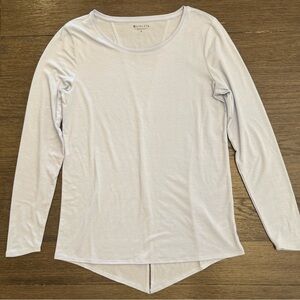 Athleta Women's light blue  Long Sleeve Top size small